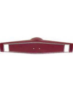 Camaro Steering Wheel Shroud, Two Button, Red, 1969-1970