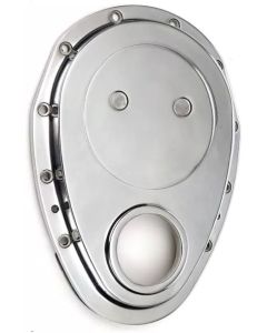 Camaro Timing Chain Cover, Small Block, Polished Aluminum, 1964-1972
