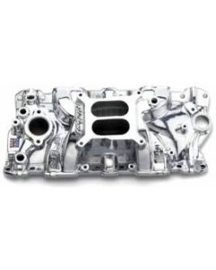 Small Block  Intake Manifold, Edelbrock Performer, Polished