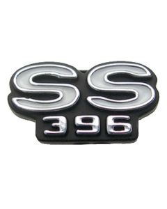 Camaro Steering Wheel Horn Shroud Emblem, Super Sport 396, Deluxe, 1968