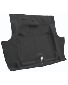 Carpet Trunk Mat, Molded, Black, 1967-68
