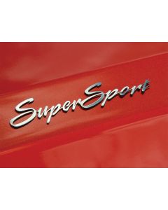 American Car Craft Camaro Polished Stainless "Super Sport" Script Badges 2010-2013
