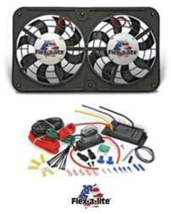 Camaro Fan Kit, Dual Electric, Flex-A-Lite, 12", 2500CFM