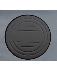 Camaro Fuel Door, Black Powder Coat, Non-Locking, 2010-2013