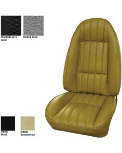 Legendary Auto Interiors, Front Bucket Seat Covers, Deluxe Style, Show Correct| 303780 Camaro 1973