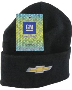 Chevy Beanie, Chevy Bowtie, Black