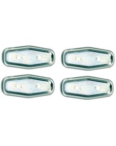 Camaro Emblem Retainer Set, Seat Back, Deluxe, 1968