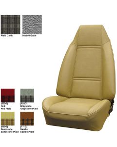 Legendary Auto Interiors, Front Bucket Seat Covers, Deluxe Cloth Style, Show Correct| 304424 Camaro 1975