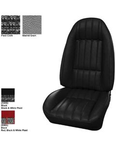 Legendary Auto Interiors, Front Bucket Seat Covers, Standard Cloth Style, Show Correct| 304478 Camaro 1976