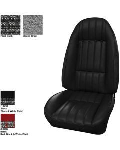 Legendary Auto Interiors, Front Buckets Seat Covers, Deluxe Cloth Style, Show Correct| 304499 Camaro 1976