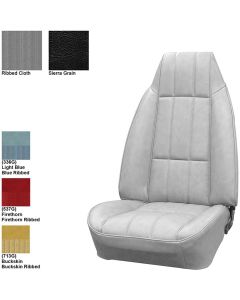 Legendary Auto Interiors, Front Bucket Seat Covers, Deluxe Cloth Style, Show Correct| 304591 Camaro 1977