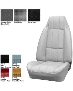 Legendary Auto Interiors, Front Bucket Seat Covers, Deluxe, Cloth Style, Show Correct| 304837 Camaro 1978