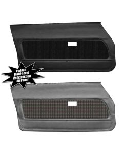 1975-75 Camaro Legendary Auto Interiors Front Door Panels, Deluxe Cloth Style Cloth Style