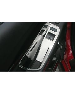 American Car Craft Camaro License Trim Plate, Door Handle Pull / Switch, Brushed Stainless Steel 2010-2013