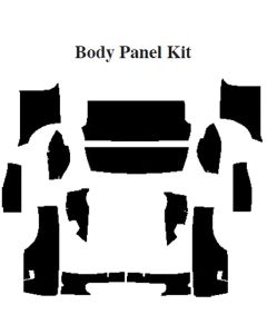 Camaro Insulation, QuietRide, AcoustiShield, Body Panel Kit, Coupe, 1967-1969