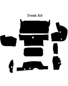 Camaro Insulation, QuietRide, AcoustiShield, Trunk Floor Kit, Convertible, 1987-1992