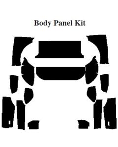 Camaro Insulation, QuietRide, AcoustiShield, Body Panel Kit, Coupe, 1970-1974