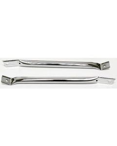 Camaro Fender To Radiator Support Braces, Chrome, 1970-1981