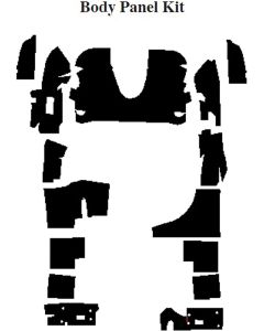 Camaro Insulation, QuietRide, AcoustiShield, Body Panel Kit, Convertible, 1987-1992