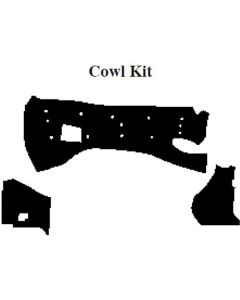 Camaro Insulation, QuietRide, AcoustiShield, Cowl Kit, Convertible, 1987-1992
