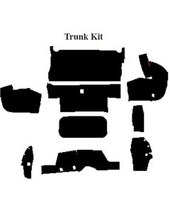 Camaro Insulation, QuietRide, AcoustiShield, Trunk Floor Kit, Coupe, 1982-1992