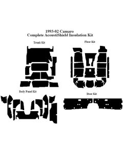 Camaro Insulation, QuietRide, AcoustiShield, Complete Kit, Convertible, 1994-2002