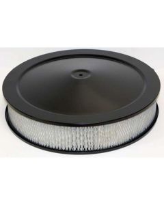 Air Cleaner, Round Black, 14" X 3"