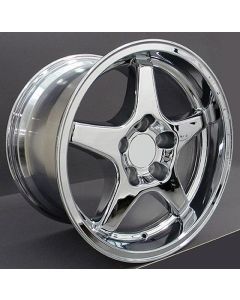 Camaro 17X11 ZR1 Style Deep Dish Wheel, Chrome, 1993-2002