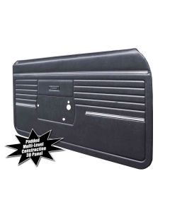 Legendary Auto Interiors, Front Door Panels, For Standard Interior, Assembled Show Correct| DO68GCS0010 Camaro 1968