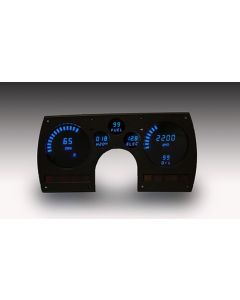 Camaro Blue Led Digital Replacment Gauge Panel 1982-1990