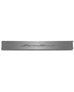 American Car Craft Trim Plate Camaro SS Trunk Lid, Stainless Steel 2010-2013