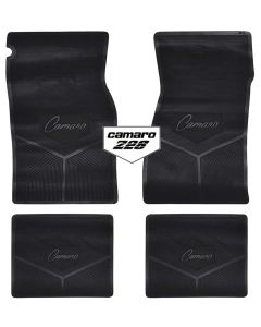 Legendary Auto Interiors, Rubber Floor Mats, With Block Camaro Script, Z28 Emblem| 33-11358 Camaro 1979-1981