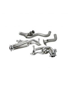 Camaro LT-1 BBK Single-Cat Shorty 1-5/8" Silver Ceramic Exhaust Header Kit With Y-Pipe, 1994-1995