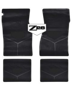 Legendary Auto Interiors, Rubber Floor Mats, With Z28 Emblem| 33-11326 Camaro 1977-1978