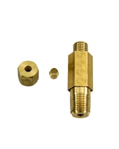 Camaro, Small Block Oil Line Fitting Assembly, 3/4" Tall, 1967-1969