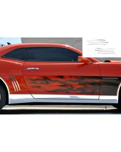 Camaro Chrome Side Vents, DefenderWorx, 2010-2014