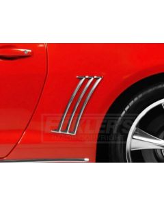 Camaro Chrome Side Vent Quarter Moldings, 2010-2014