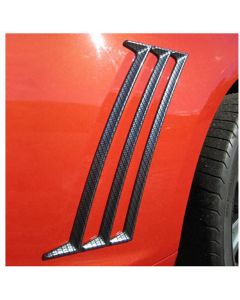 Camaro Quarter Panel Side Molding Set, Carbon Fiber Finish,2010-2014