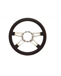 1967-2002 Camaro Volant S9 Black Leather Steering Wheel