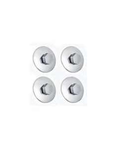 Camaro Manual Top Hold Down Latch Hardware Set, Chrome, 1967-1969