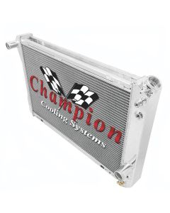 Champion Camaro Aluminum Radiator, Three Row, Small Block 1967-1969