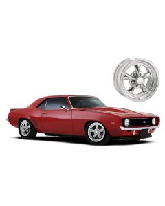 Camaro Polished Fuel Wheel, 15x8, 5x4 3/4 Pattern, 1967-1981