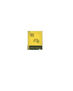 1975 Fisher Body Service Manual
