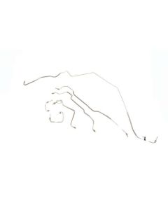 Camaro Disc Brake Line Set, Z28, Manual, Stainless Steel 1976-1977