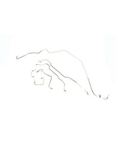 Camaro Disc Brake Line Set, Four Wheel, Standard Fittings, Stainless Steel 1990-1992
