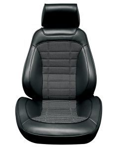 1968 Camaro Touring II Front Bucket Seats, Houndstooth, Deluxe Interior