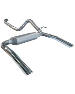 1986-1991 Camaro Flowmaster American Thunder Dual Exhaust, Header Back System, Stainless Steel