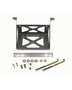 Camaro Battery Relocation Mount, Black Hammertone, 1982-2002