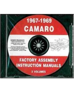 Camaro Service Manual Sets, PDF CD-ROM 1967-1988