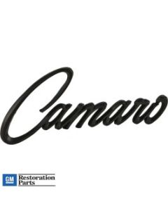Camaro Fender Emblem, Stick On, Matte Black